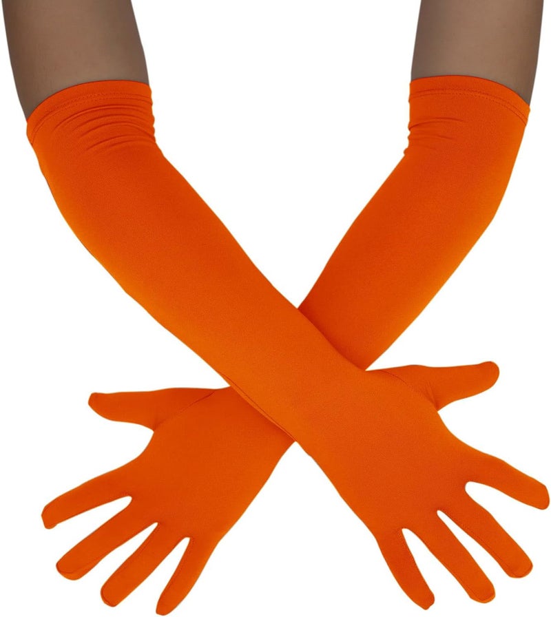 Sheface Men's and Women's 18" Spandex Long Gloves Stretchy Banquet Party Wedding Costume Gloves - Image 1